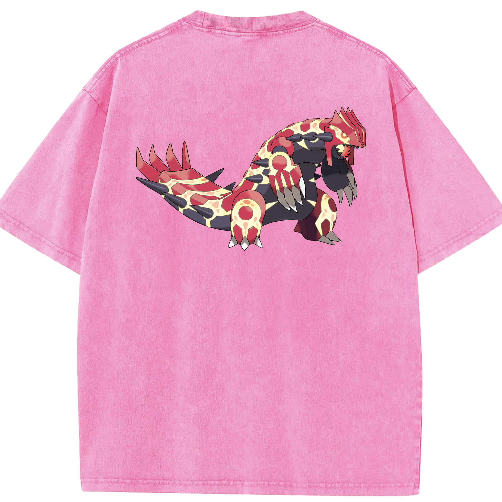 （画像用） ポケットモンスター Pokémon 綿100% ヴィンテージ風 半袖Tシャツ（背面プリント）